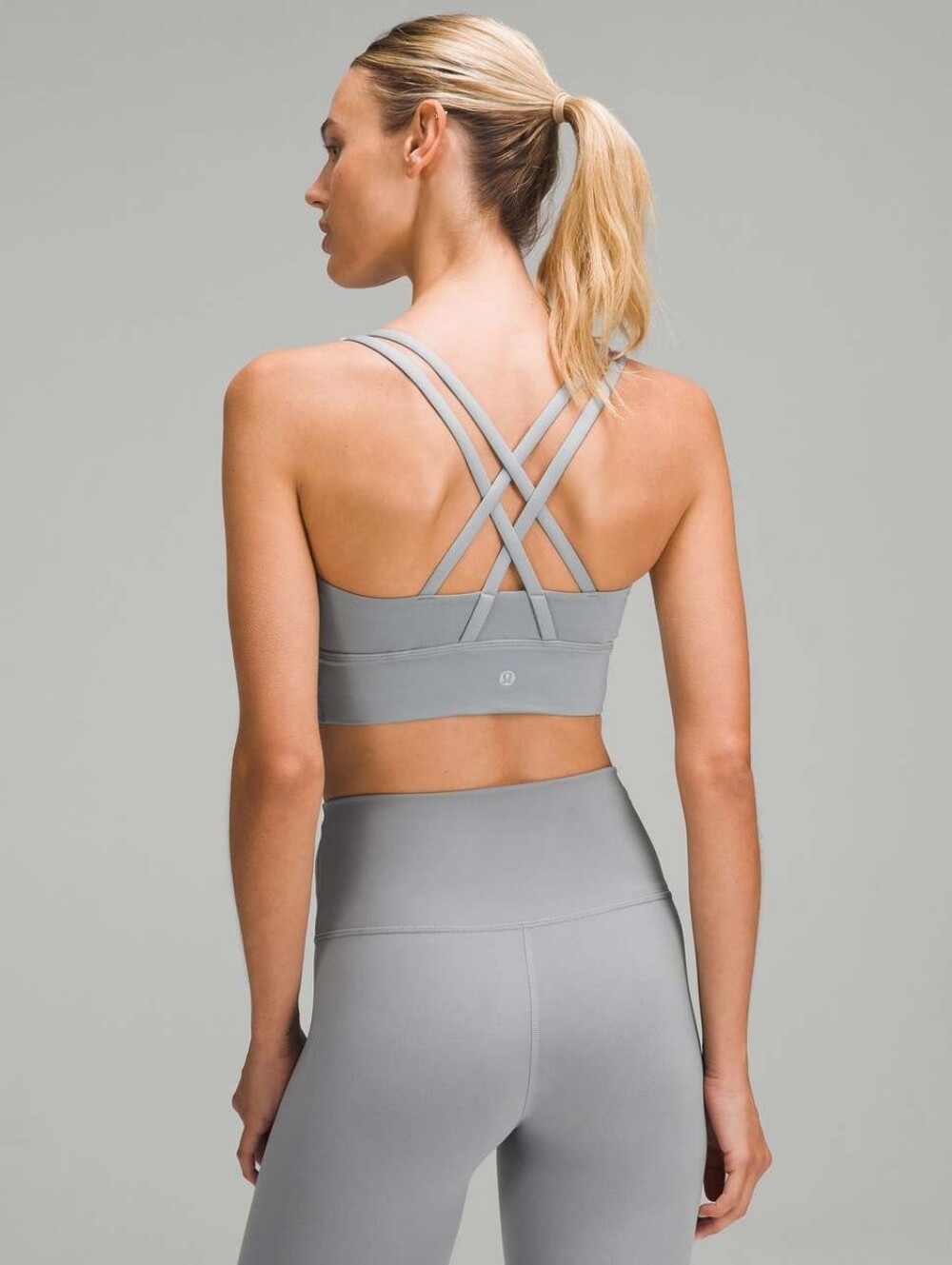 Lululemon | Energy Bra Longline *Medium Support, B–D Cups Light Blue Size 8